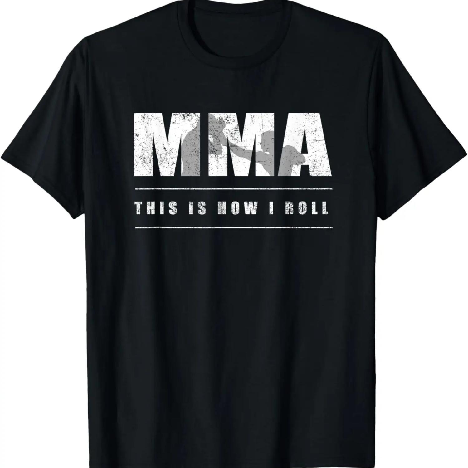 

This is How I Roll MMA Shirt - Vintage MMA T Shirt XXXXXL чорний