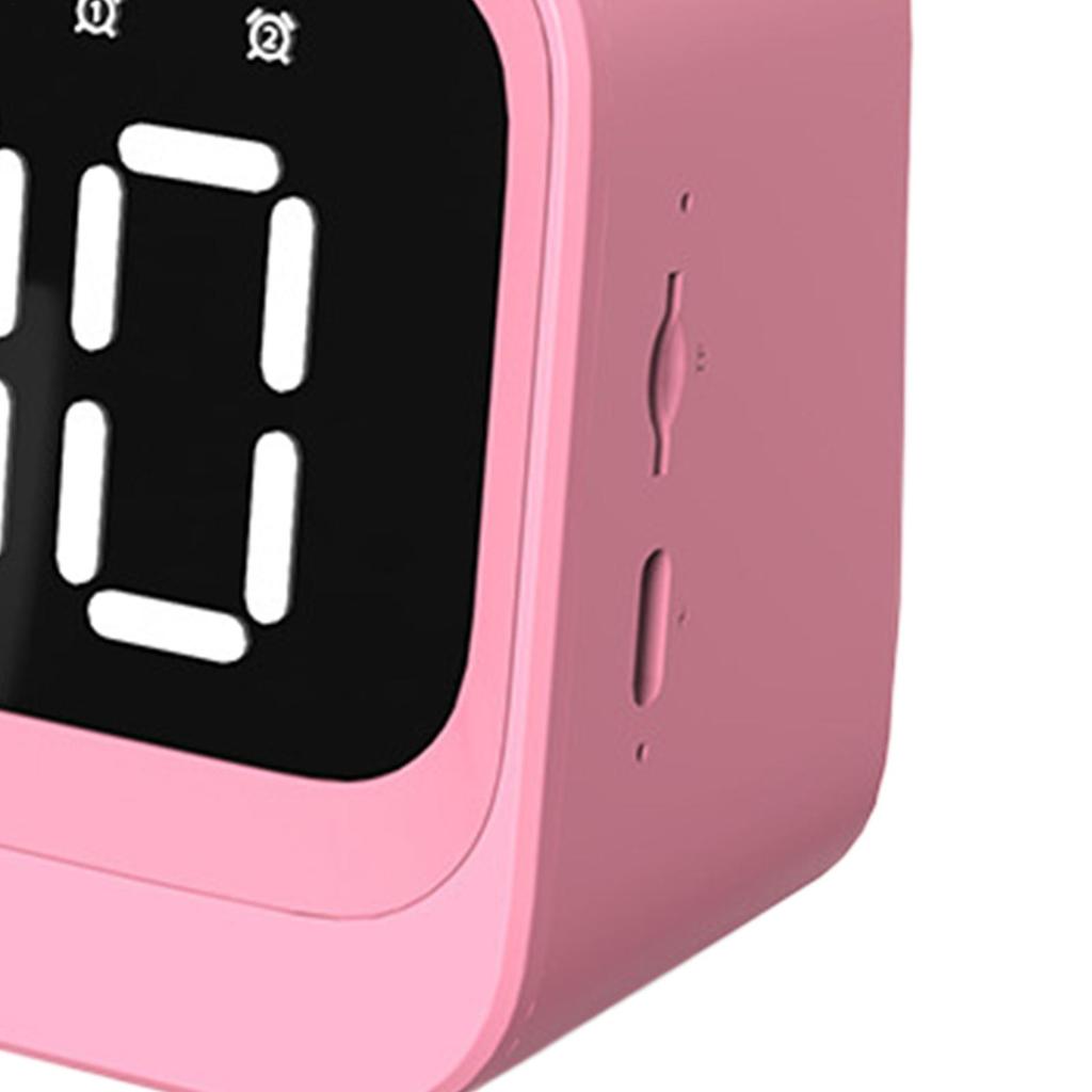 Clock Speaker Wireless Digital Audio Alarms Wireless Clock Speaker For Home Bedroom Office Living Room Dormitory Hotel Study
