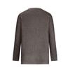 Fall And Winter Solid Color Pullover V-neck Loose Sweater Casual Knitted Sweater For Women