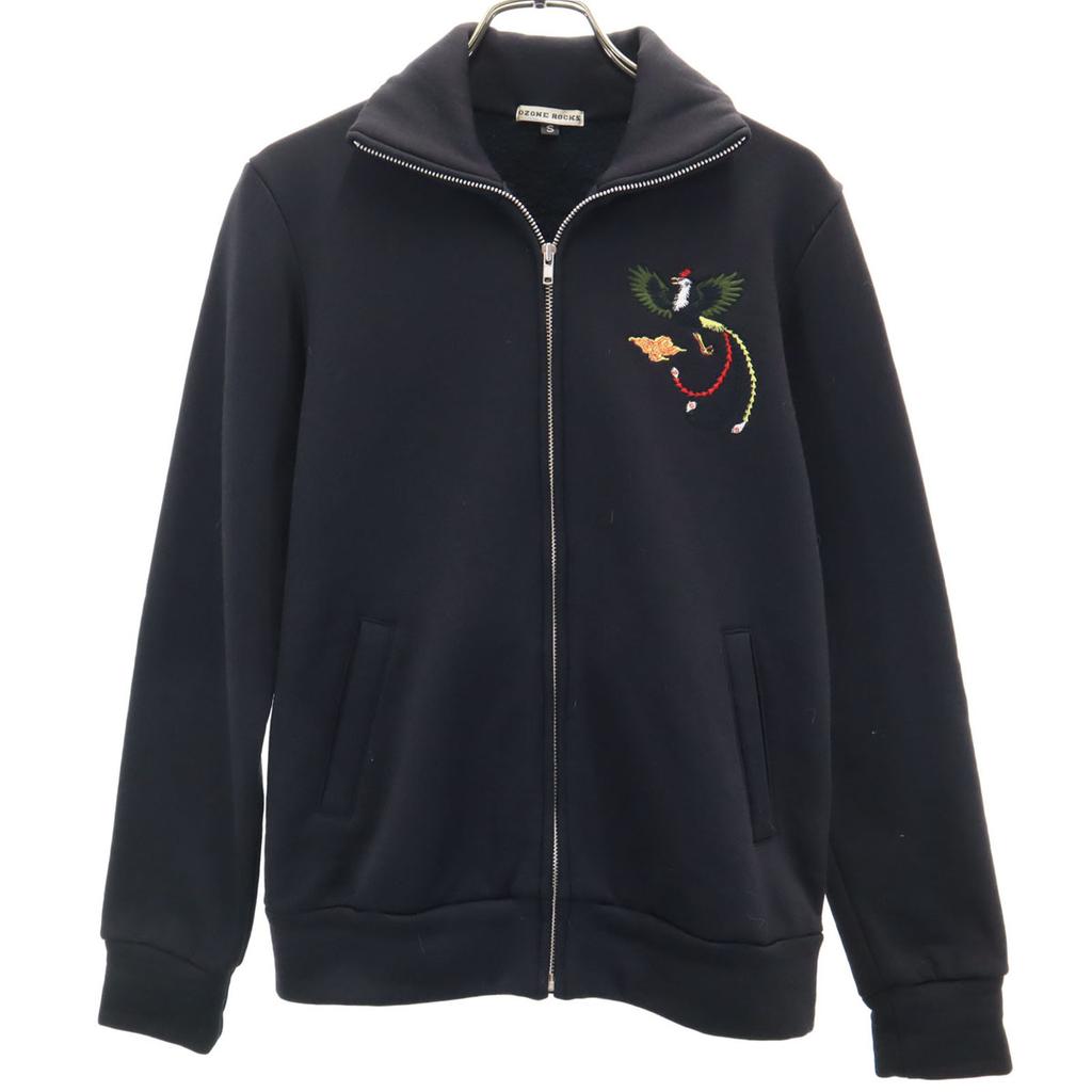 OZONE ROCKS Made In Japan Back Stab_ High Neck Zip Jacket S Back Brushed Women Used