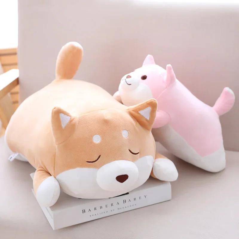 38/58cm Cute Fat Shiba Inu Dog Plush Toy Doll Stuffed Soft Animal Cartoon Pillow Lovely Gift for Kids Baby Children