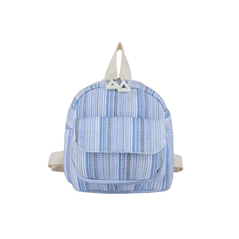 Little Fresh Student Stripe 2025 Trend Leisure Middle School Student High School Student Travel Backpack
