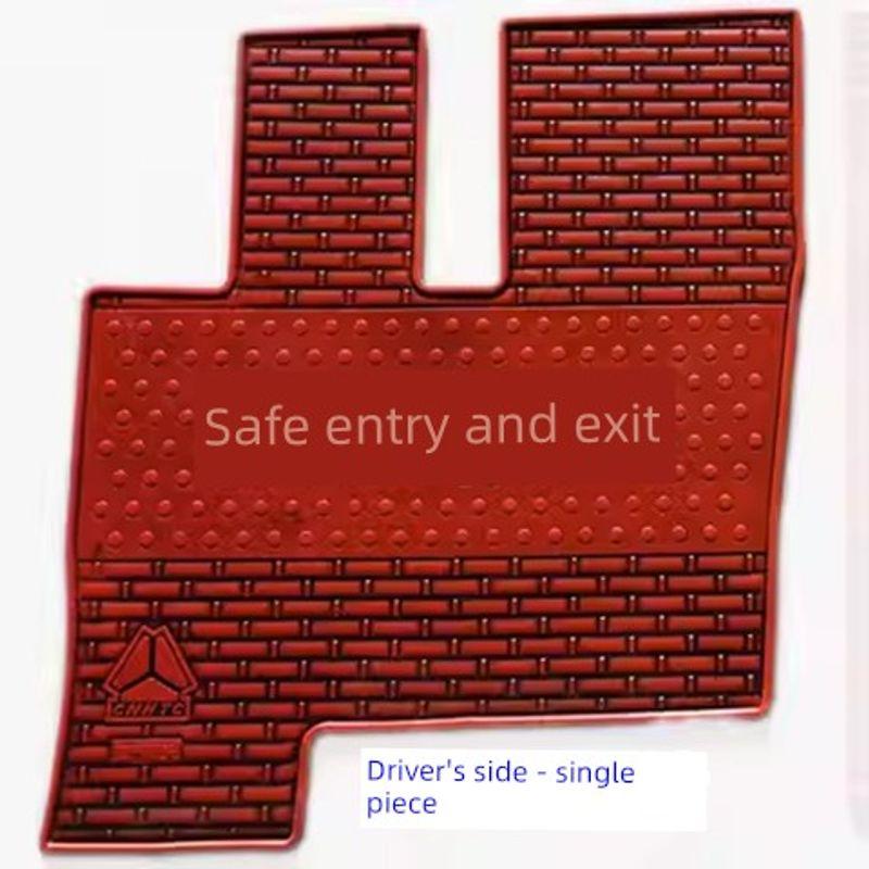 Tpe Car Floor Mats for Faw Jiefang J6P Trucks, Waterproof and Wear-Resistant, Tpe Floor Mats Specifically for Jiefang J6P Trucks J6P Latex Driver s Side Seat Cushion (Single)