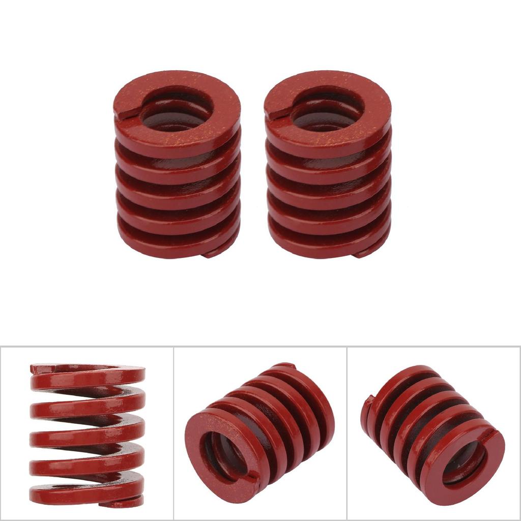 2pcs OD 30mm ID 15mm Medium Load Mould Die Spring Red (TM30*35mm)