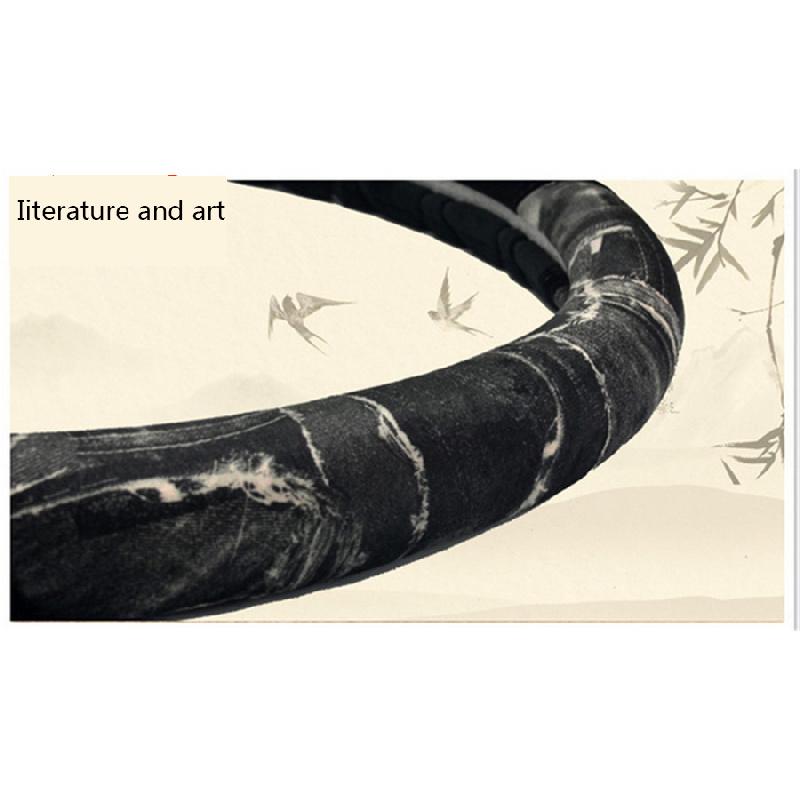 Nytt Universellt Kort Plysch Rattöverdrag Flockning Bilhandtag Varmt och Halkfritt