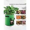 1/3PC Felt Potato Planting Bag Large Diameter Vegetable Plant Seedling Bag Non-Woven Felt Potato Growing Bucket