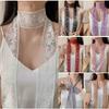 Thin Evening Party Scarves Soft Lace Neck Strap Retro Lace Wrap Scarves  Dress Decoration