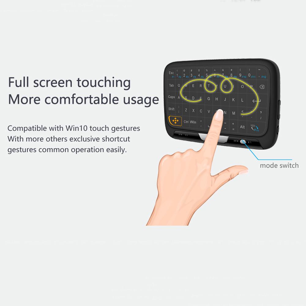 

(SU)H18 2,4 ГГц Беспроводная клавиатура с сенсорной панелью Air Mouse для Smart TV Android Box