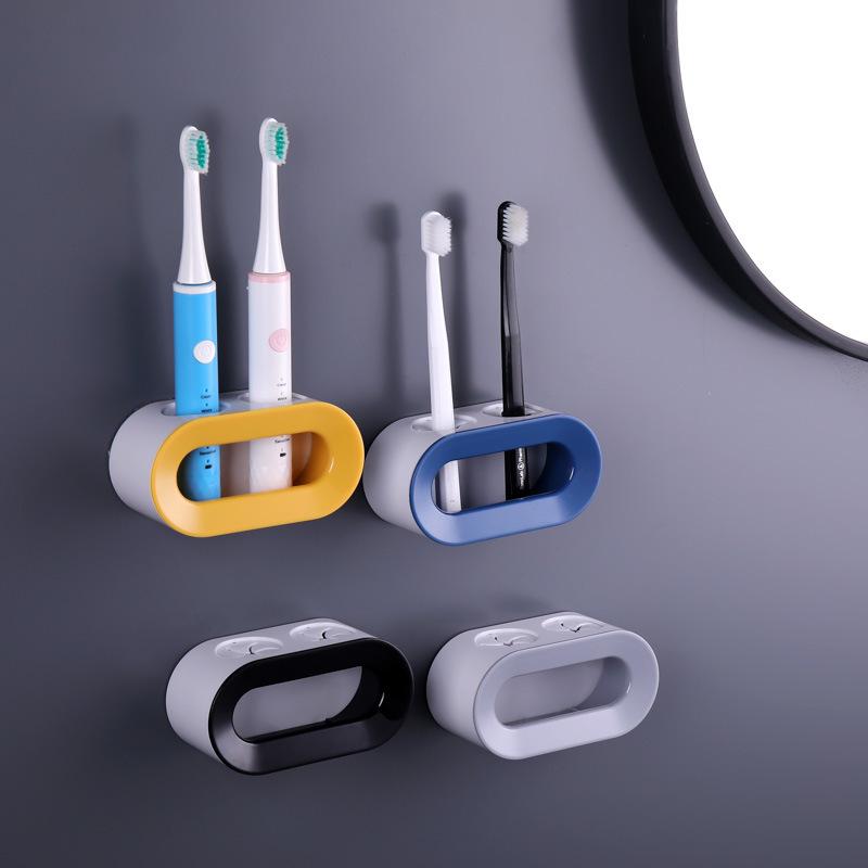 New Arrival: Punch-Free Wall-Mounted Electric Toothbrush Holder for Bathroom Storage