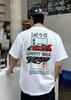 Camiseta Masculina com Estampa de Carro de Corrida LBWK Liberty Walk Tóquio Cultura Japonesa de Drift Car Algodão Casual Unisex