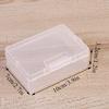 Mini Plastic Box Rectangular Box Translucent Box Jewelry Beads Container Tools Accessories Box Storage boxes Organizers Case