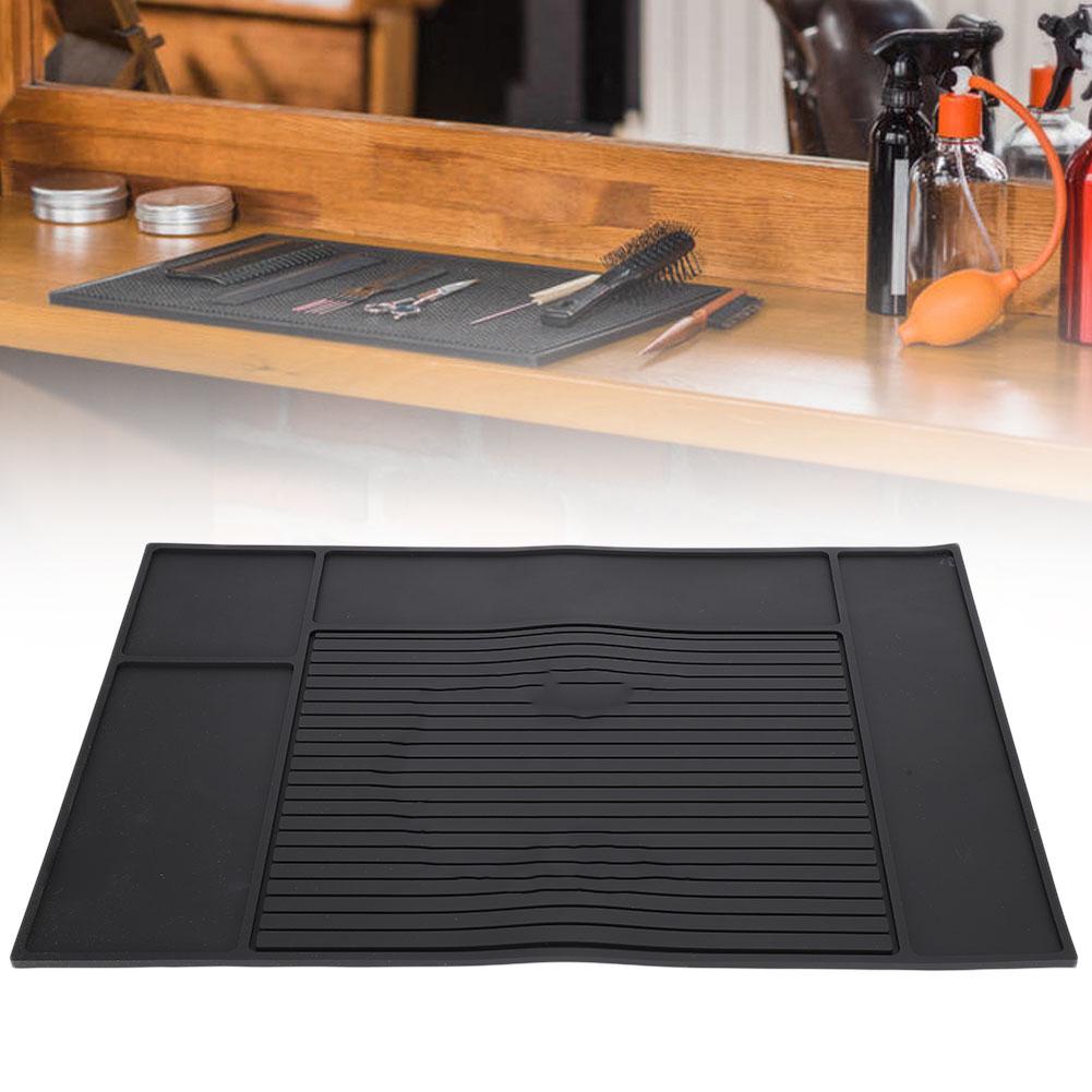 30x45cm Hairdressing Tool Non Slip Mat Anti Skid Pad Storage Organizer for Hair Salon Use