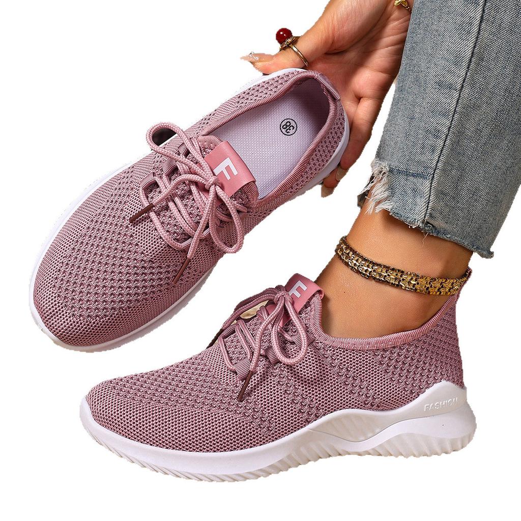 Shoes women's 2025 foreign trade new lightweight casual shoes running shoes breathable and not tired feet women's shoes soft-soled sports shoes women