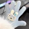 2025 neuer süßer Miffy-Hase mit Brille Plüschtiere Damen hoher Wert für draußen Kälte