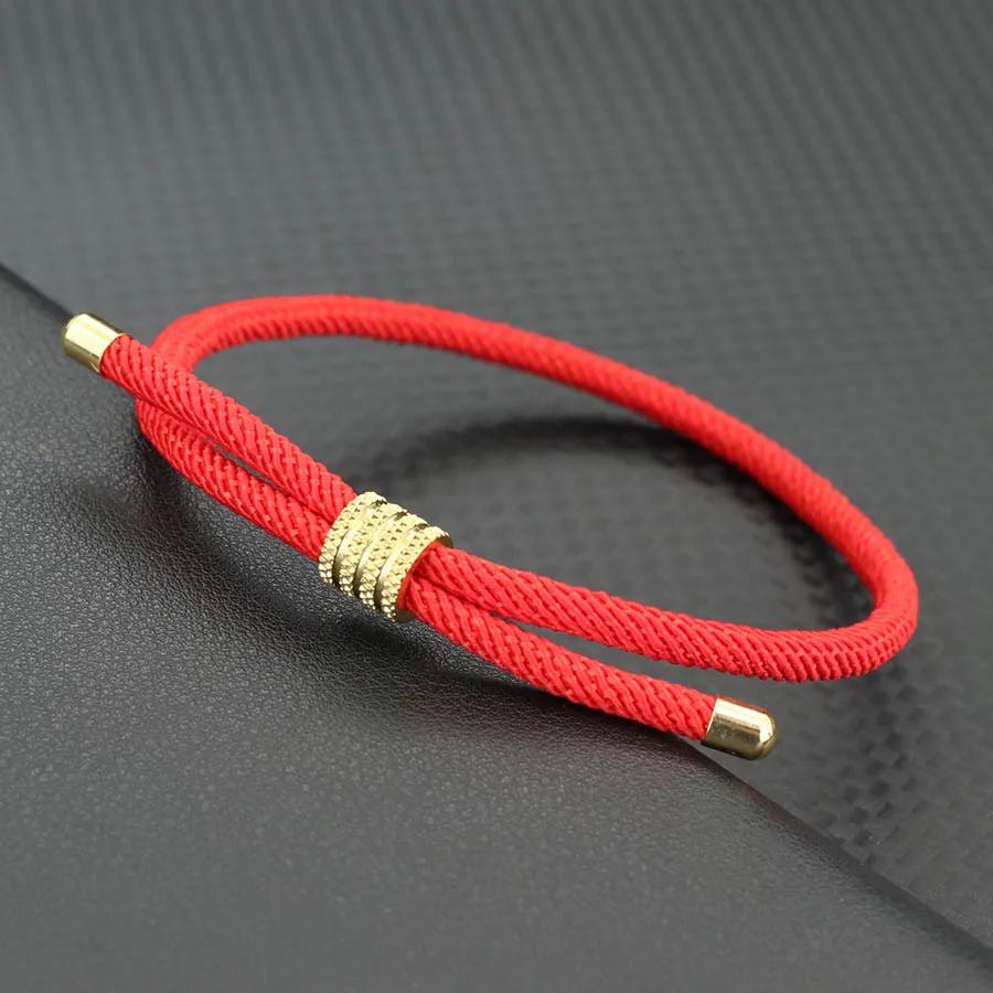 

Роскошный золотистый браслет-веревка из нержавеющей стали для мужчин, 7 цветов, шнур класса А, цепочка-браслет, локомотивный, крутой, для езды, аксессуары для рук Adjustable красный