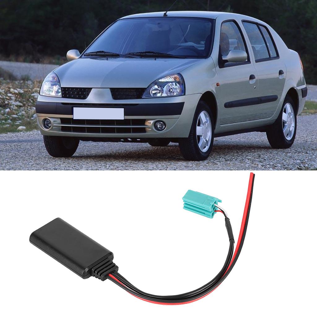 Audio Wireless Bluetooth Stereo Radio Cable Auxin Adapter Fits for Clio 20052011