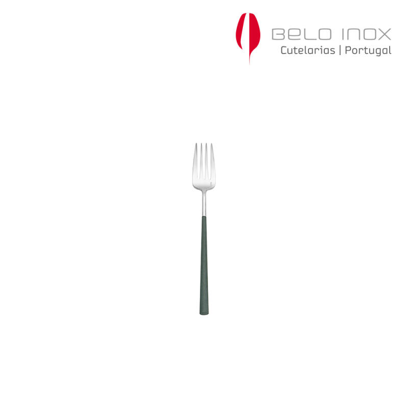 [belo inox] Emerald Silver Cake Dessert Fork