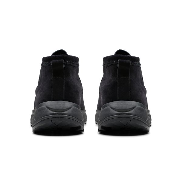 Clarks Suede Lace-Up Lightweight Ankle Boots Men Boots Black 26179150
