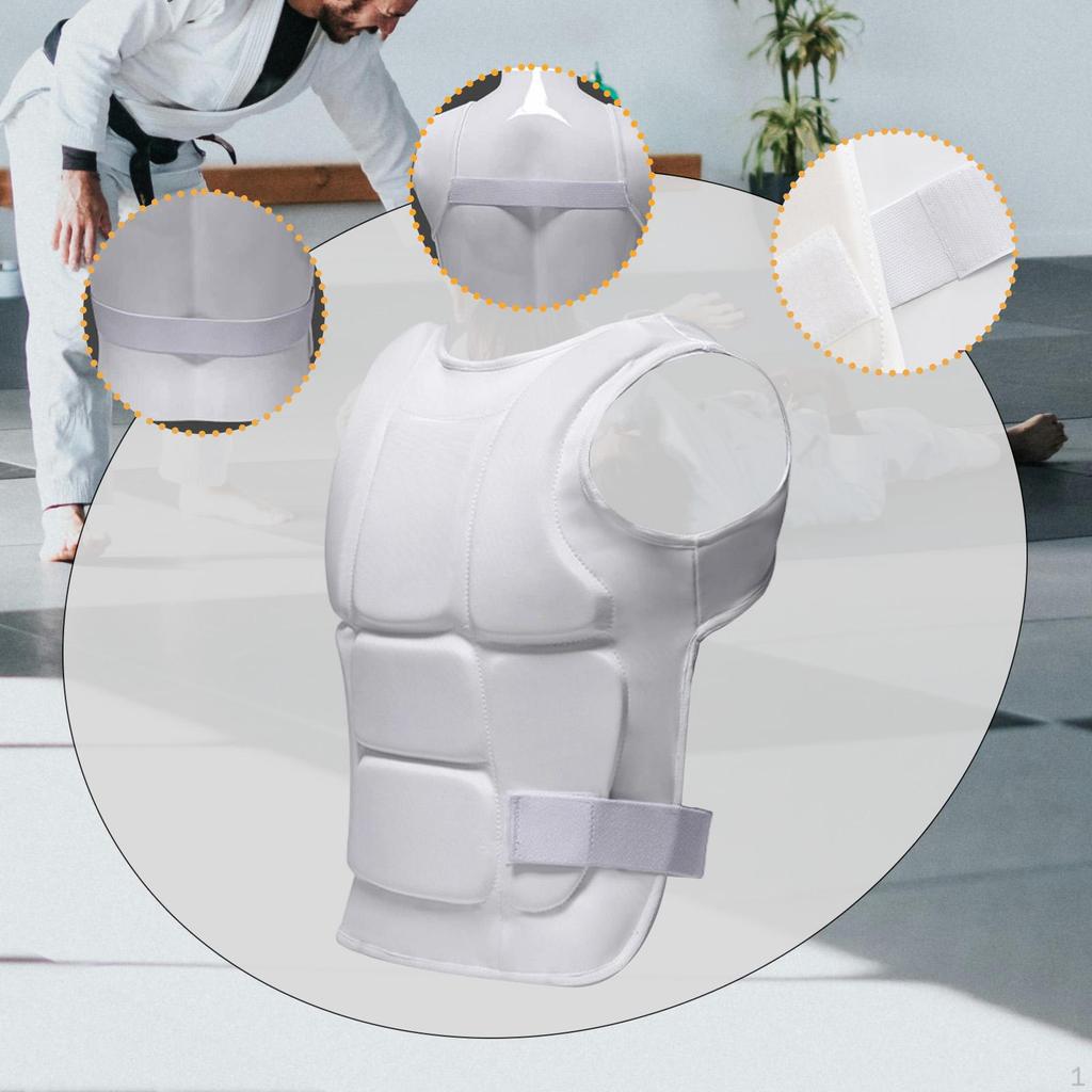 Karate Chránič hrudníku Ochrana těla břicha Víceúčelové vybavení Zápasení Silné údery