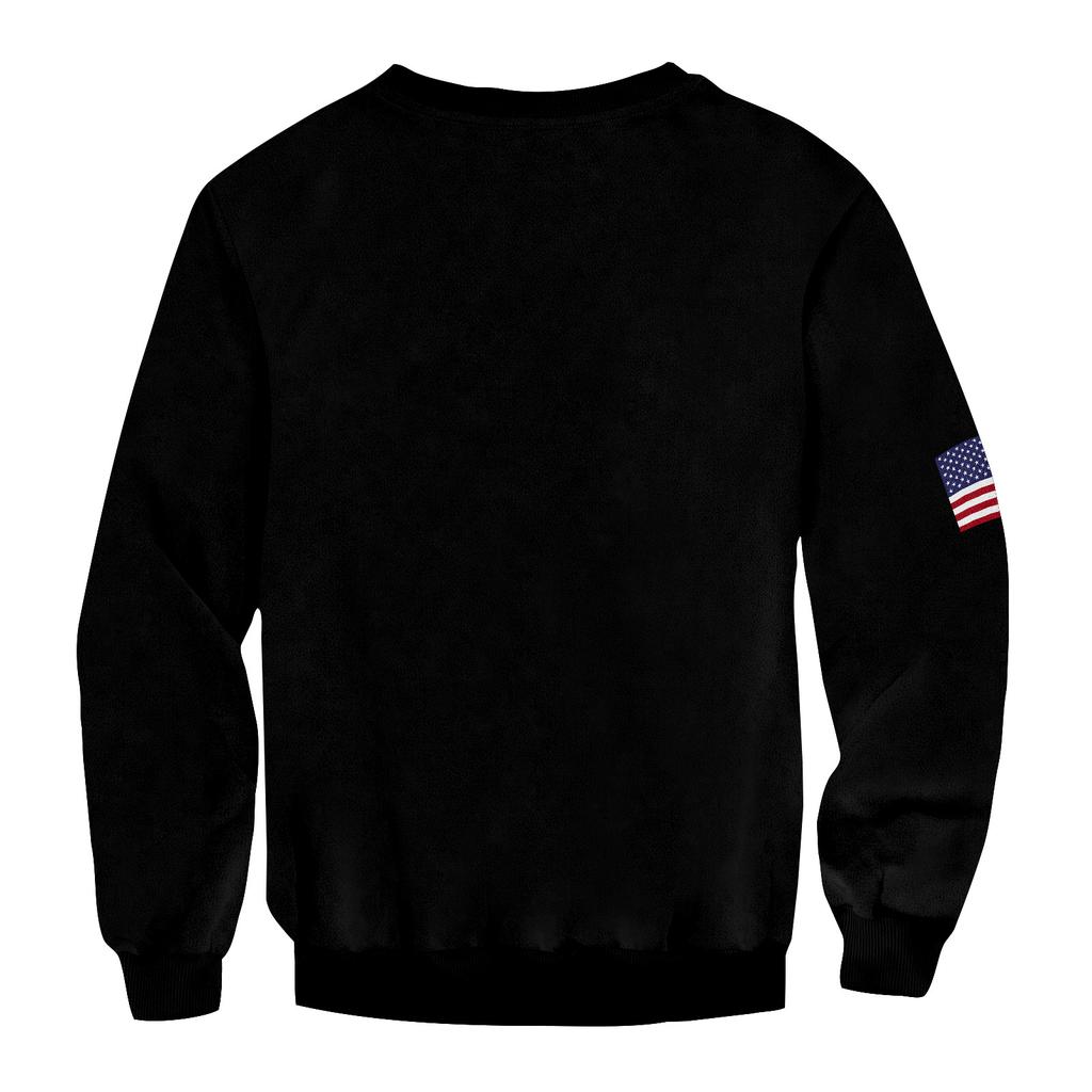 Casual Letter Print Men's Loose Sweatshirt