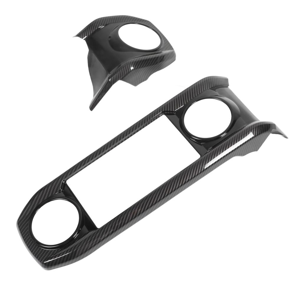 Center Console Dashboard Meter Panel Frame Cover Trim Carbon Fiber Style Replacement for Tacoma 2016‑2020