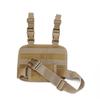 Tactical Drop Leg Platform MOLLE Adjustable Drop Leg Panel for Pistol Holster with Adjustable Belt & Thigh Straps
