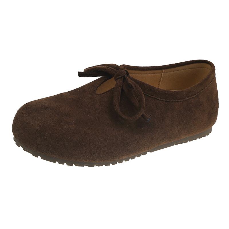 Fashion Bow Shallow Flats Women Shoes Classical Comfortable Casual Sneaker 2025 Autumn New Trends Shoes Walking Dress Chaussures Femme