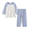 Hongdou Boys' Summer Seven-Sleeve Pajama Set