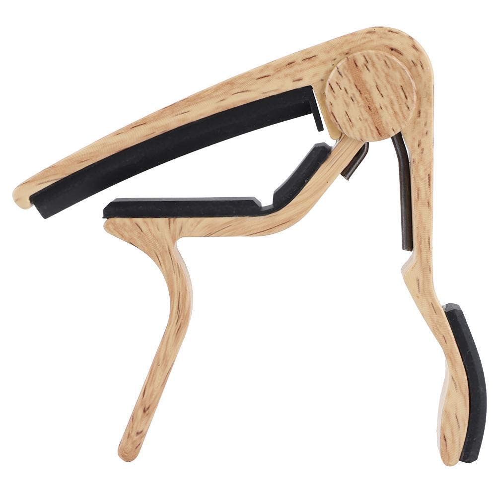 Universal Acoustic Folk Guitar Capo Tuning Clamp Clip Musical Instrument AccessoriesWood Type