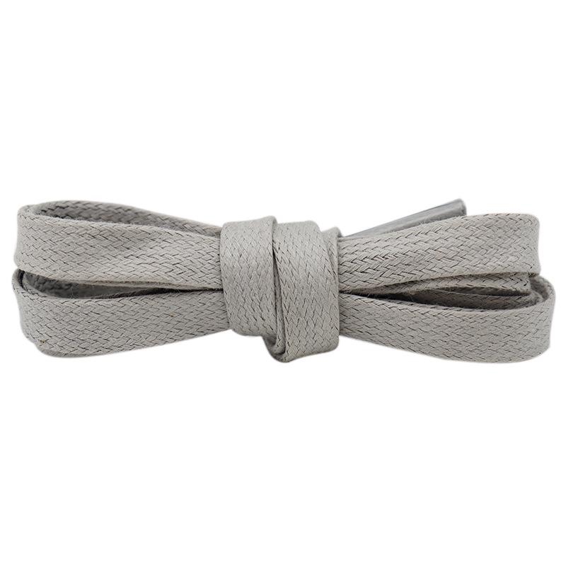 Kurojin Flat Waxed Cotton Shoelaces for Sneakers and Casual Shoes