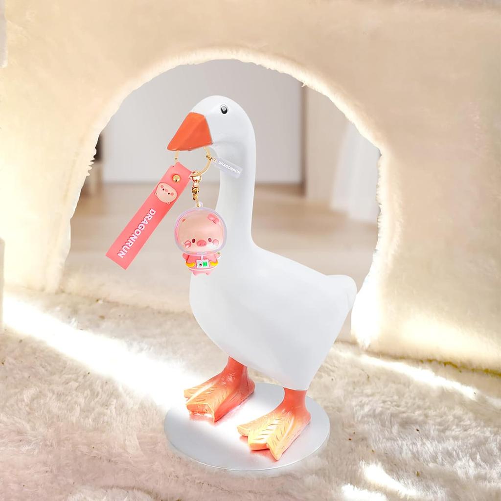Magnetic Goose Key Holder Cute Home Decor Kawaii Room Office Table Desk Aesthetic Funny Bedroom Housewarming Gift 1PCS