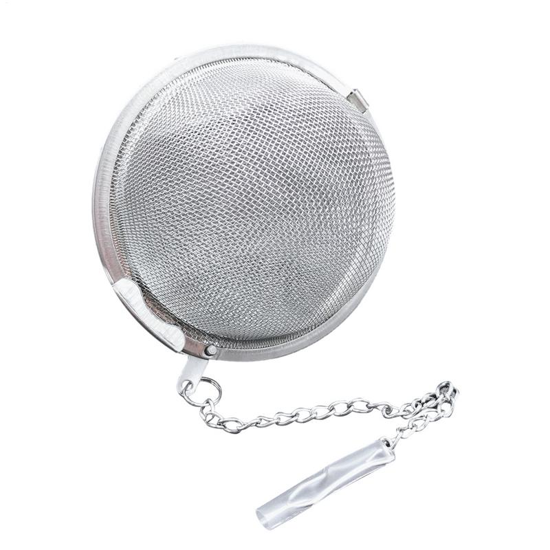 304 Stainless Steel Tea Infuser Sphere Mesh Strainer Coffee Diffuser 5CM/7CM/9CM Handle Ball Herb S Pice Filter Tea Bag Difusor