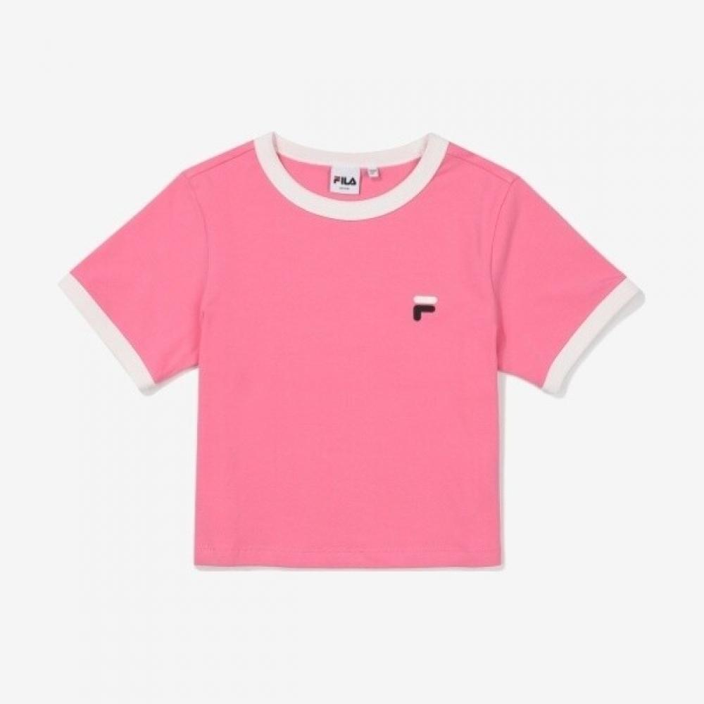 Fila Slim Fit Crop Tee Fs2rsf2152fpik 095(M)