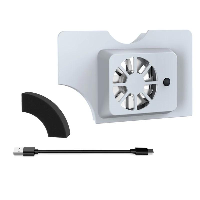 Cooling Fan OLED Accessor for Switch OLED Original Stand Game Console Dock Cooler with LED Fan USB for Nintendo Switch