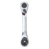 Chrome Vanadium 1/4 Inch Double Ended Ratchet Wrench 72 Tooth Quick Action