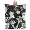 Popular Singer JBiebs  Warm Soft Blanket  Students Plush Throw Blanket Funny Outdoor Flannel Bedspread Sofa Bed Cover