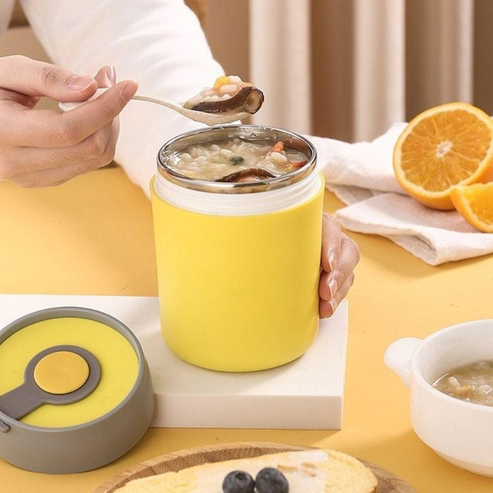 Heat Preservation Thermal Lunch Box Stainless Steel Insulated Soup Cup Soybean Milk Cup for Home