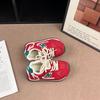 Kids' Unisex Versatile Red Running Shoes - 2026 Spring/Autumn Fashion, Perfect for Christmas & New Year