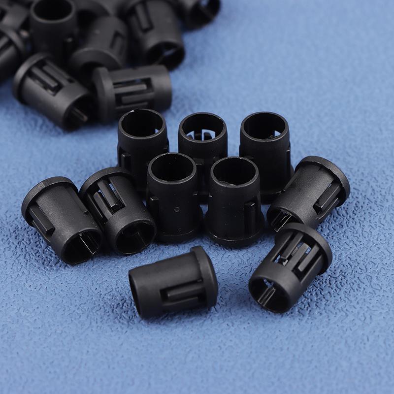 50Pcs 5Mm Led Holder Socket Clip Bezel Socket Mount Light Emitting Diode Lamp Base Cover Black Plastic Display Blub Cup Case