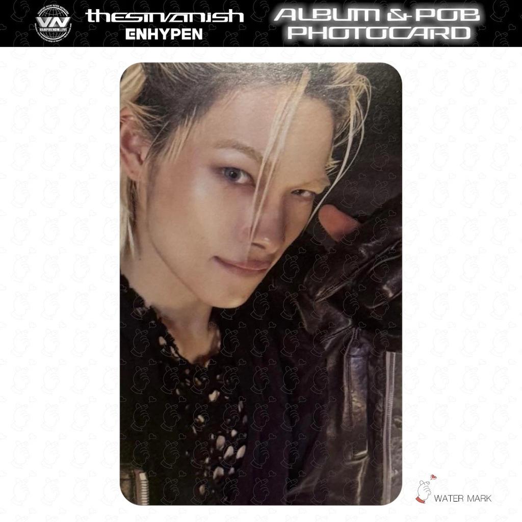 VORBESTELLUNG ENHYPEN THE SIN VANISH ALBUM Fotokarte Japan POB Glücksziehung OFFIZIELL FORBIDDEN AFTERLIGHT STORM FUGITIVES
