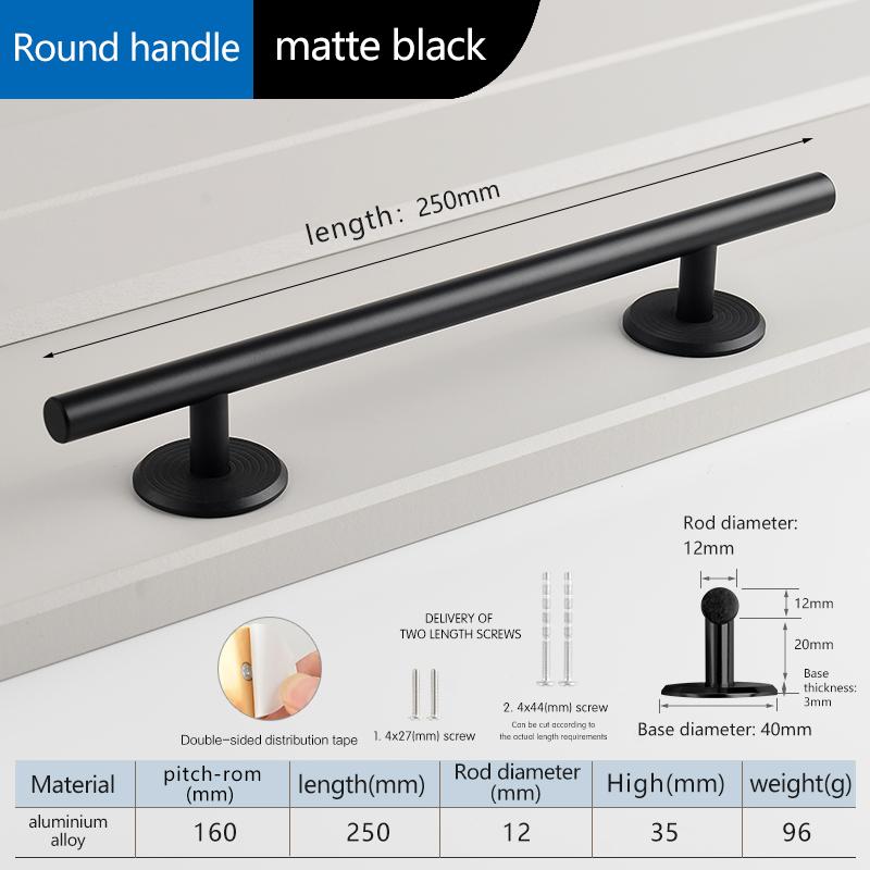 Stick On Cabinet Handles black Peel And Stick Door Pulls No Drill Drawer Pulls Self Adhesive handles for glass sliding door