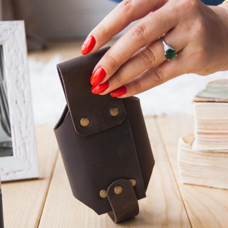 PU Leather Beer Bottle Holder Waist Clip for 330ml 500ml Cans Outdoor Fishing Hiking Camping, Beer Bottle Waist Holder