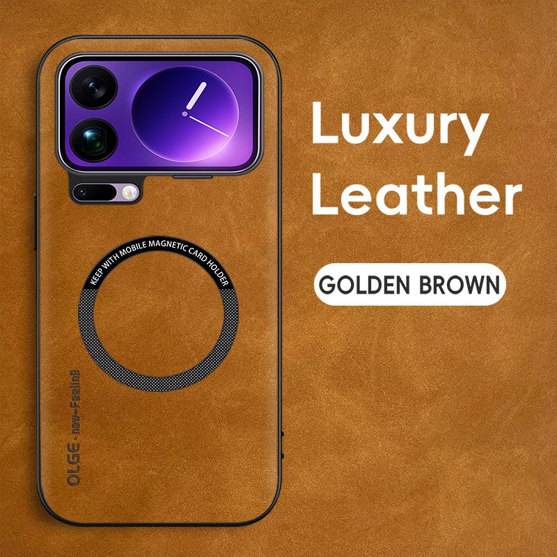 

Retro Leather Soft Case for Xiaomi 17 Pro Max 15T 15 14T 14 13T 13 12T 12 11T 11 Pro Lite Magnetic Wireless Charging Back Cover Xiaomi 13 Pro