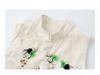 White Beaded Embroidery Vest with Stand-up Collar Shirt and Skirt - New Chinese Style Suit for Women, NZ019