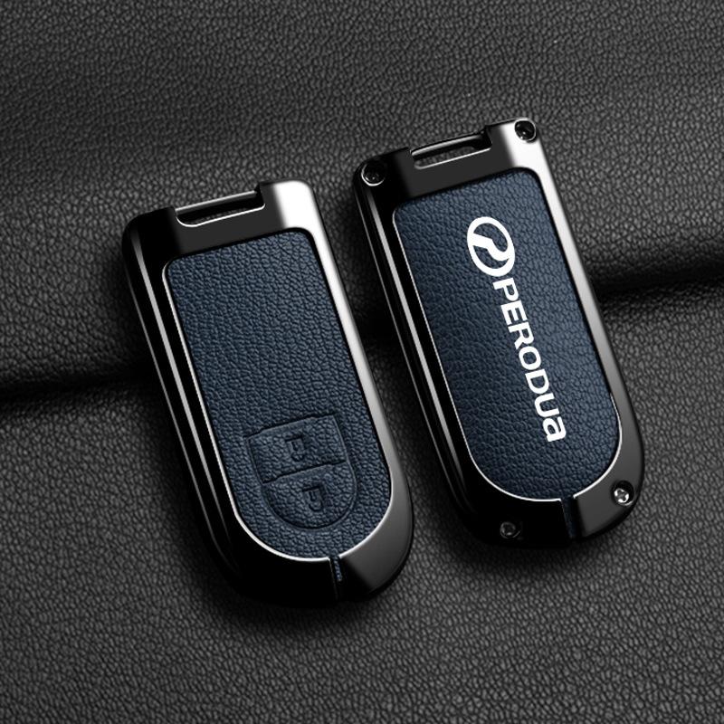 Suitable for Beilu big key case Car PERODUA Toyota remote control car Key case to protect men and women Metal case