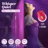 Sex Toys Rose Dildo Vibrator - Upgraded Adult Toys with 5 Sucking & Vibrating Modes for Women Clitoral Nipple, Rose Sucker Sex Toy Clitoral G Spot