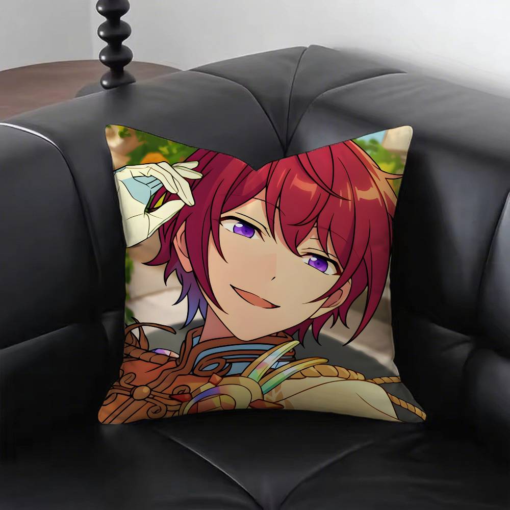 1pc Tsukasa Suou Pillow Case Fashion Square Pillowcase Bedroom Sofa Room Ins Decoration Leisure
