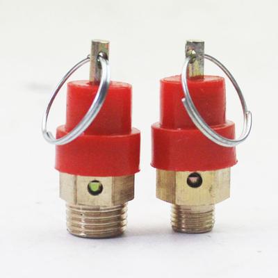Air Compressor Safety Valve Male Thread Pull Ring Air Compressor Pressure Relief Valve Factory Supply