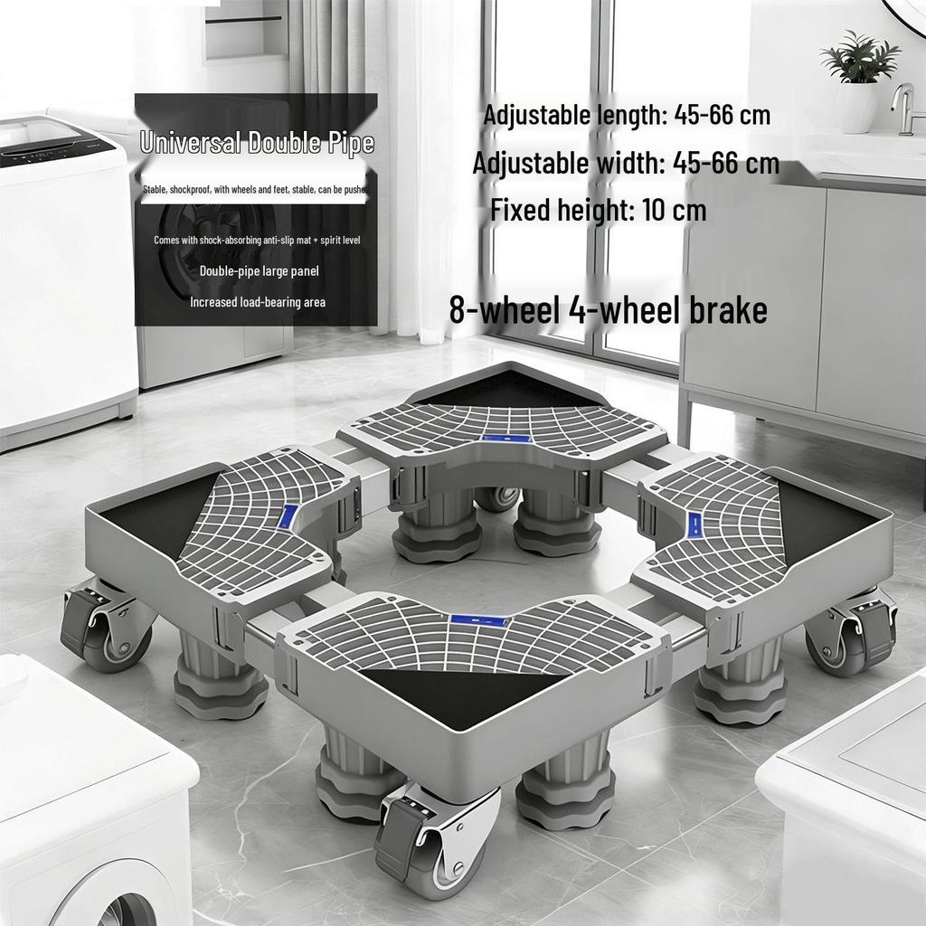 Universal Washing Machine Dolly for Elevated Drum Racks