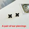 Arknights Mizuki Cos Game Four Leaf Clover Ear Earrings Animation Peripheral